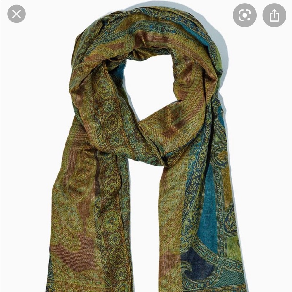 Charming Charlie Fall Girl Paisley Scarf